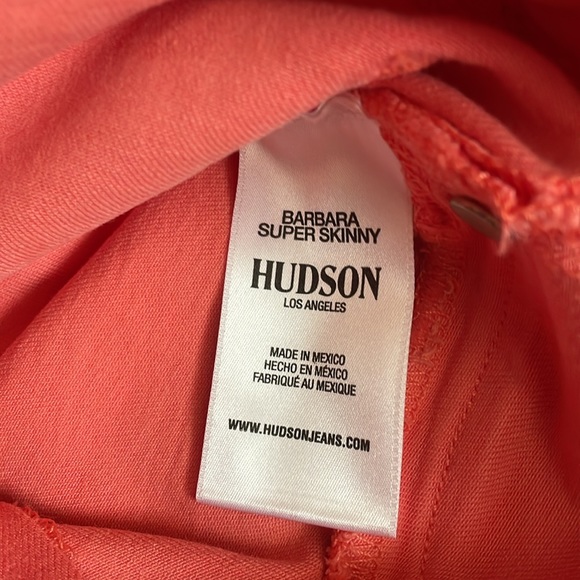 NWT Hudson Barbara Super Skinny Colored Jeans - Picture 6 of 6
